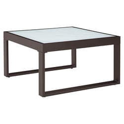 Signature Design by Ashley Beachloft Black Square Glass Casual Coffee Table