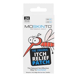 Moskinto Bite Relief Stickers For Mosquitoes/Other Flying Insects 24 ct