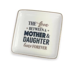 Trinket Dishes Mother & Daughter Tray Ceramic 1 pk