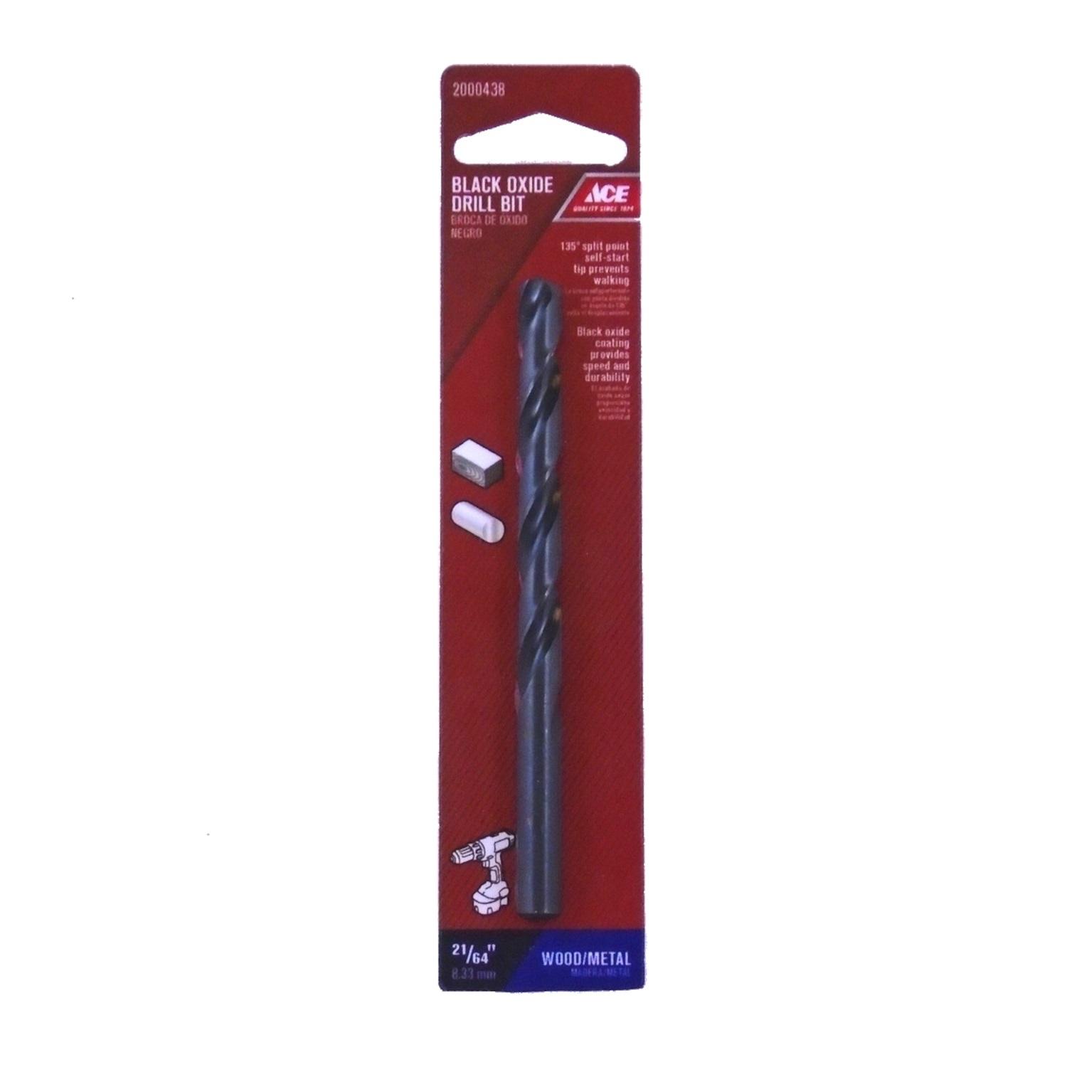 Ace 21/64 in. X 4-5/8 in. L High Speed Steel Drill Bit 1 pc