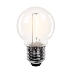 Belle Luci Holiday Bright Lights LED G50 Single Filament Bulbs Warm White 2.5 in. 25 lights