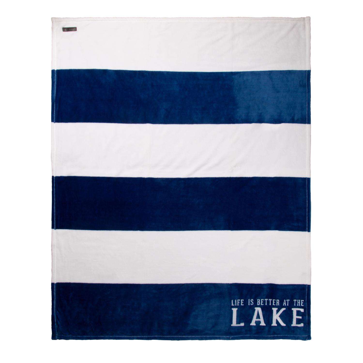 Pavilion We People Life Is Better At The Lake Blanket Polyester 1 pk Ace Hardware