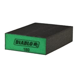 Diablo 4 in. L X 2-1/2 in. W X 1 in. 180 Grit Ultra Fine Flat Surface Sanding Sponge