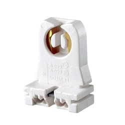Leviton Plastic Fluorescent Medium Base Lampholder 10 pk