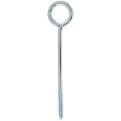Hampton 3/8 in. X 8 in. L Zinc-Plated Steel Lag Thread Eyebolt