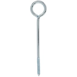 Hampton 3/8 in. X 8 in. L Zinc-Plated Steel Lag Thread Eyebolt