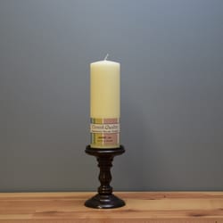 JANDE BLOKLYS Ivory Unscented Scent Pillar Candle