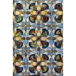 Artscape Multicolored Quatrefoil Indoor Window Film 24 in. W X 36 in. L