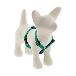 LupinePet Original Designs Multicolored Tail Feathers Nylon Dog Harness