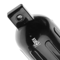 T-H Marine Boating Essentials Black PVC Boat Fender