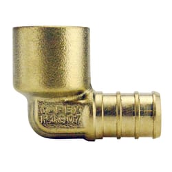 Apollo 1/2 in. PEX Barb in to X 1/2 in. D Female Sweat Brass 90 Degree Elbow