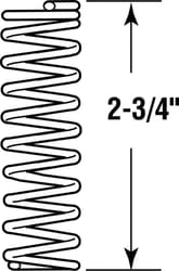 Prime-Line 2-3/4 in. L X 1/2 in. D Compression Spring 2 pk
