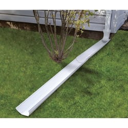 Frost King Tilt N' Drain 2 in. H X 5.5 in. W X 72 in. L White Vinyl Downspout Extension