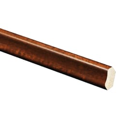 Inteplast Building Products 1/4 in. H X 7/8 in. W X 8 ft. L Prefinished Mahogany Polystyrene Trim