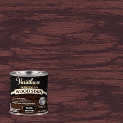 Varathane Semi-Transparent Black Cherry Oil-Based Urethane Modified Alkyd Wood Stain 1/2 pt