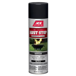 Ace  Rust Stop  Barbeque Black  Spray Paint  15 oz. 