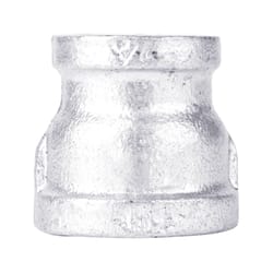 STZ Industries 1-1/2 in. FIP each X 1/2 in. D FIP Galvanized Malleable Iron Reducing Coupling