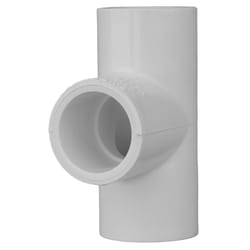 Charlotte Pipe Schedule 40 1/2 in. Slip X 1/2 in. D Slip PVC Tee 1 pk