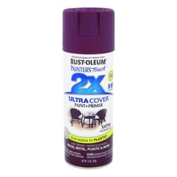 Rust-Oleum Painter's Touch 2X Ultra Cover Satin Aubergine Paint+Primer Spray Paint 12 oz