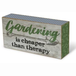 Oak Patch Gifts 6.75 in. H X 3.75 in. L Multicolored Wood Tabletop Potter