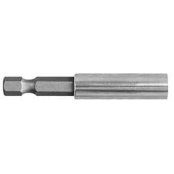 Century Drill & Tool 1/4 in. X 2-3/8 in. L Magnetic Bit Holder S2 Tool Steel 1 pc