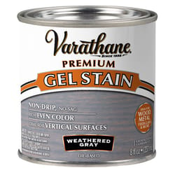 Varathane Premium Weathered Gray Oil-Based Linseed Oil Modified Alkyd Gel Stain 0.5 pt