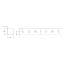 SteelWorks 1 in. D X 3 ft. L Tube 1 pk