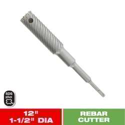 Diablo 1-1/2 in. X 12 in. L Carbide Rebar Cutter SDS-Plus Shank 1 pk