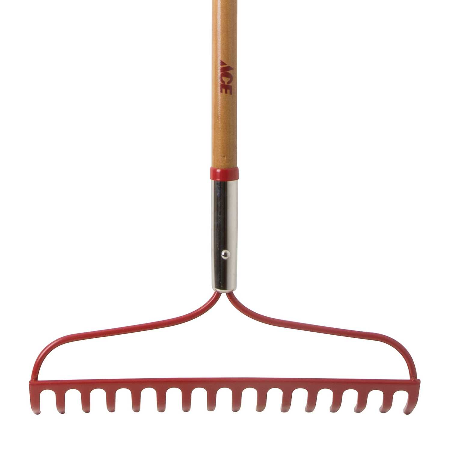 Ace 60 in. L x 16 in. W Steel Hoe/Rake Wood Ace Hardware