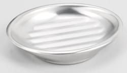 Interdesign Soap Dish 4-1/2 " x 4 " x 1 " Brushed Stainless Steel