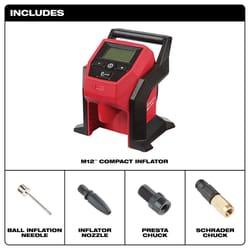 Milwaukee M12 1 gal Vertical Portable Hand-Held Air Compressor 120 psi 0.25 HP