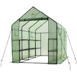 OGrow Green 67 in. W X 117 in. D X 83 in. H Walk-In Greenhouse