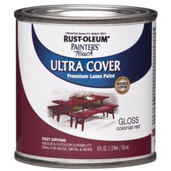 Rust-Oleum Painters Touch Ultra Cover Gloss Colonial Red Water-Based Acrylic Ultra Cover Paint 0.5 p