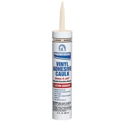 Phenoseal Almond Vinyl All Purpose Adhesive Caulk 10 oz