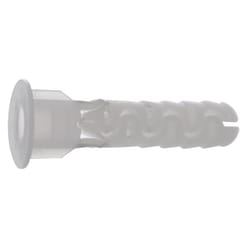 HILLMAN 1/4 in. D X 1-3/16 in. L Nylon Round Head Screw and Anchor 6 pc