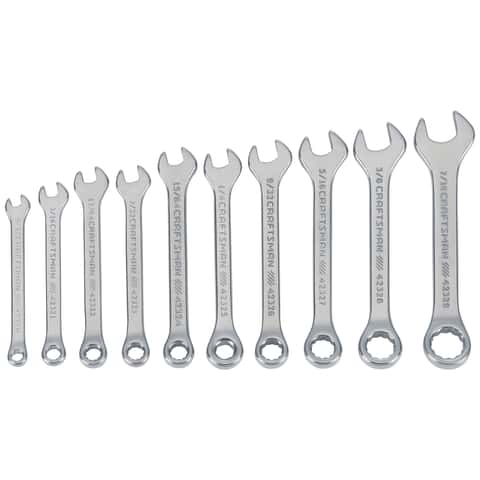 Craftsman 12 Point SAE Ignition Combination Wrench Set 10 pc - Ace