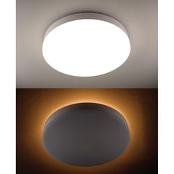 ETI 3.6 in. H X 16 in. W X 16 in. L White LED Ceiling Light Fixture