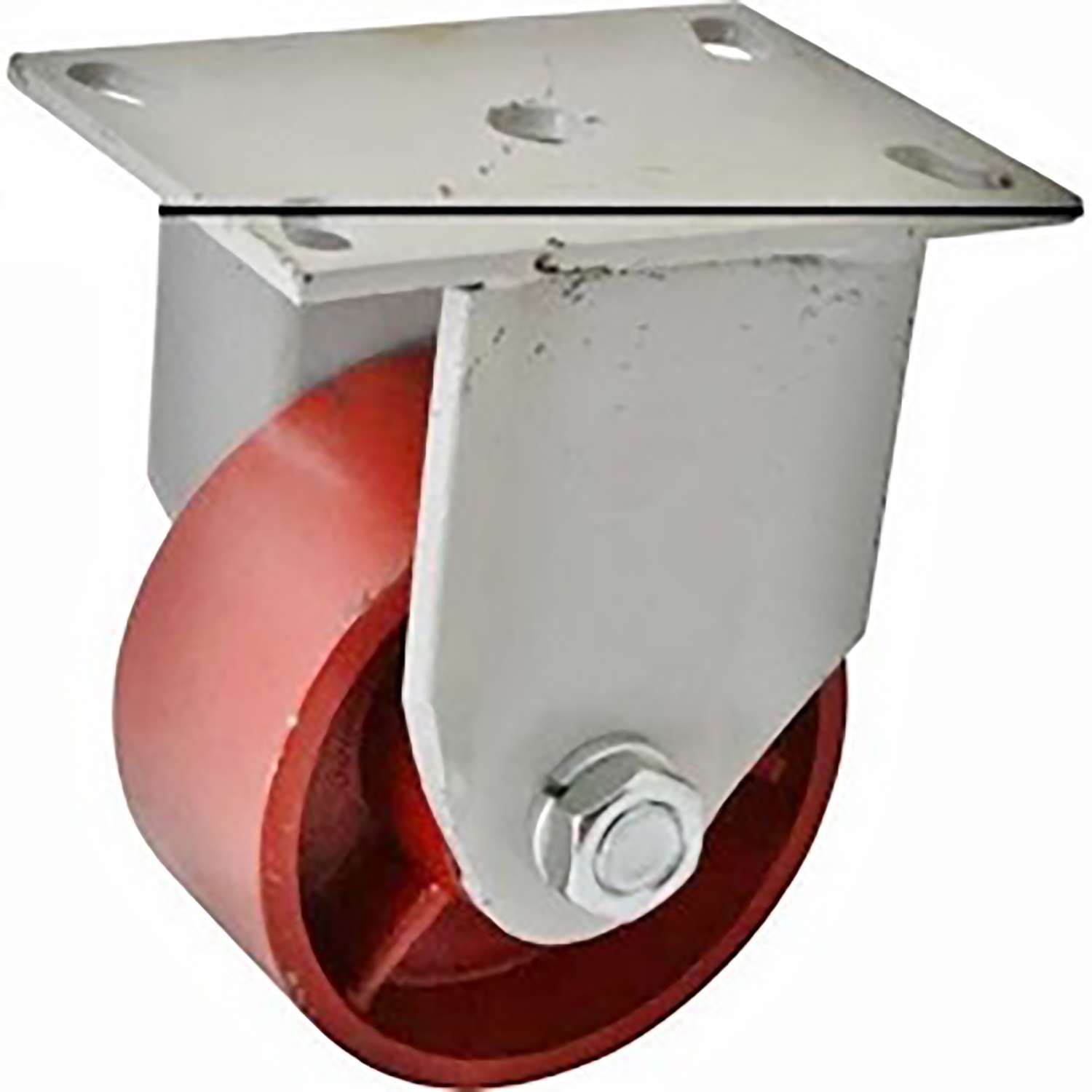 The Fairbanks Company 8 in. D Ductile Iron Rigid Caster 2500 lb 1 pk ...