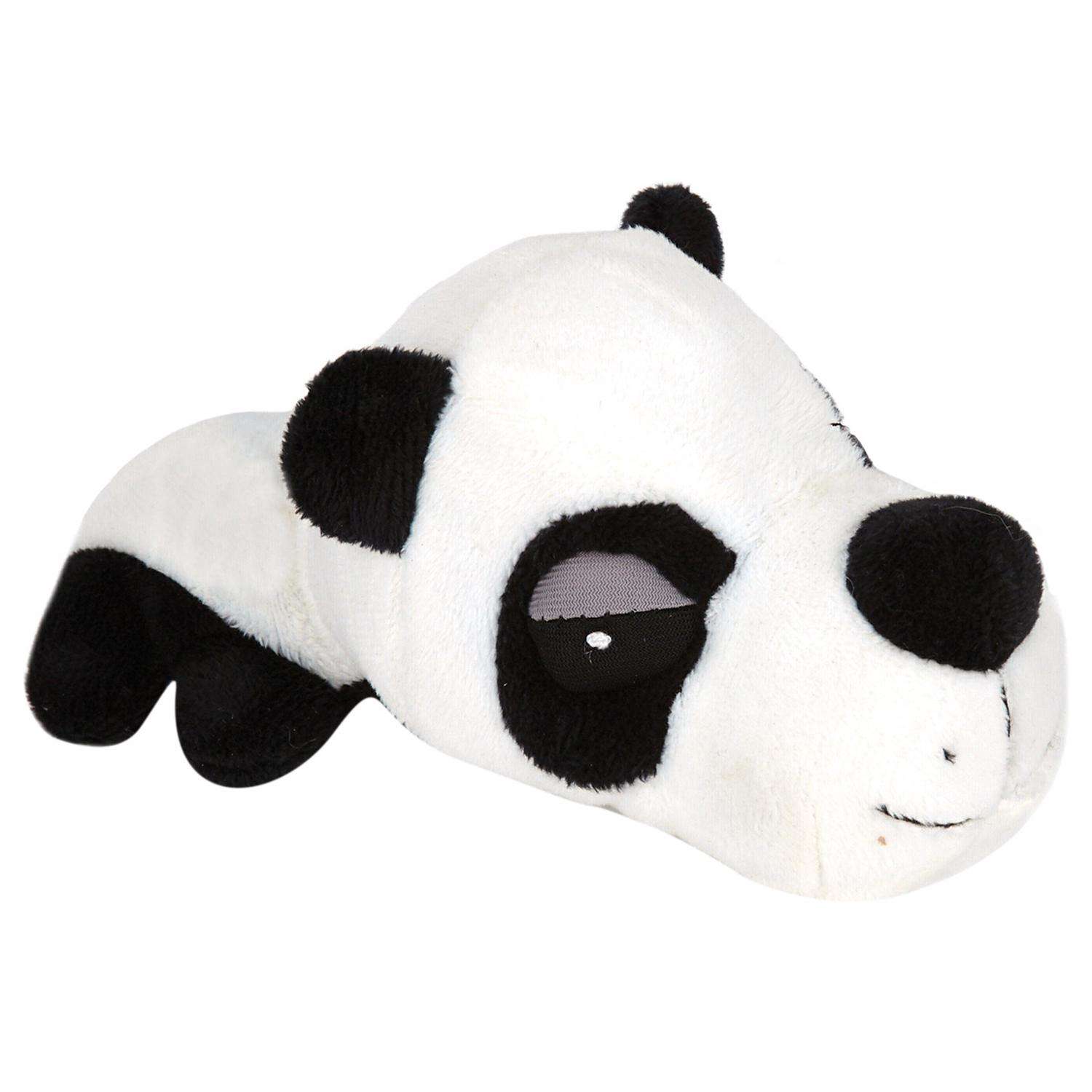 Digger's FatHedz Black/White Plush Panda Bear Dog Toy Mini 1 pk - Ace ...