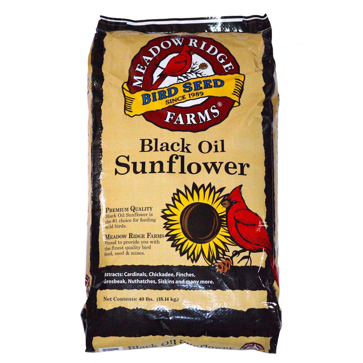 Meadows Ridge Farms All Wild Birds Black Oil Sunflower Seed Bird Seed