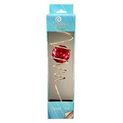 Spinfinity Designs Multi-color Stainless Steel 11 in. Gold Red Tail Outdoor Spinner