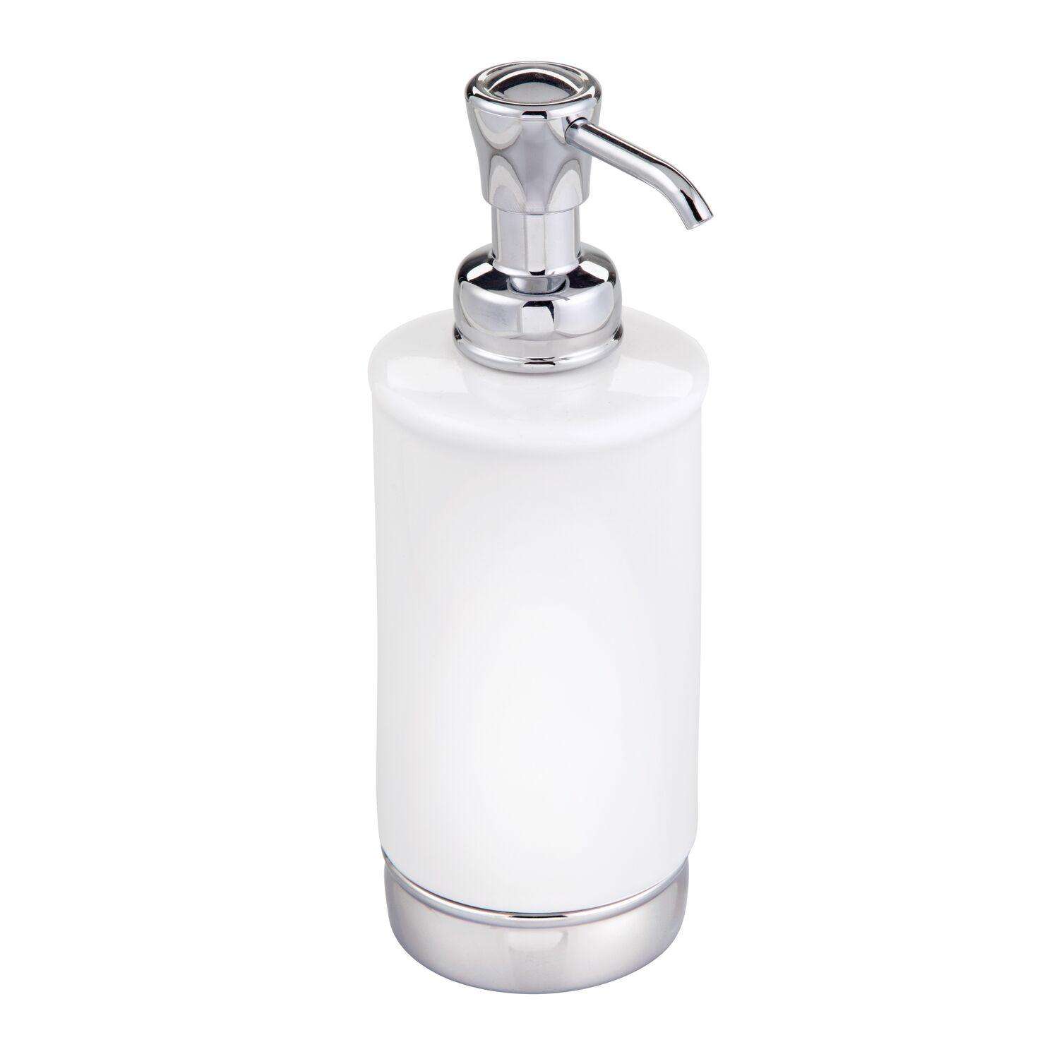InterDesign York White Plastic Lotion/Soap Dispenser Ace Hardware