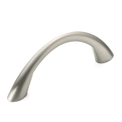 Richelieu Modern Arch Cabinet Pull 3-25/32 in. Brushed Nickel Silver 1 pk
