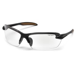 Carhartt Spokane Half Frame Safety Glasses Clear Lens Black/Tan Frame 1 pc