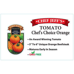 Chef Jeff Orange Premium Choice Tomato Vegetable Plant