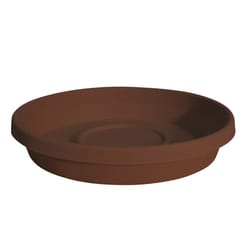 Bloem Terra 2.75 in. H X 14.75 in. W X 14.75 in. D X 16 in. D Resin Traditional Plant Saucer Chocola