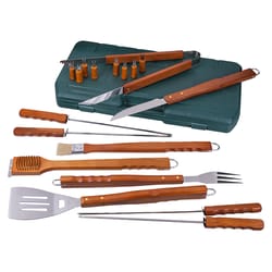 Picnic Time Oniva Stainless Steel Brown Grill Tool Set 18 pc