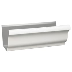 Amerimax 3.5 in. H X 5 in. W X 252 in. L White Aluminum K Gutter