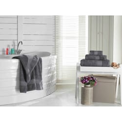 Pinehurst Organic Slate Gray Cotton Bath Accessory Set