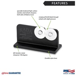 Rada Cutlery Stainless Steel Knife Sharpener